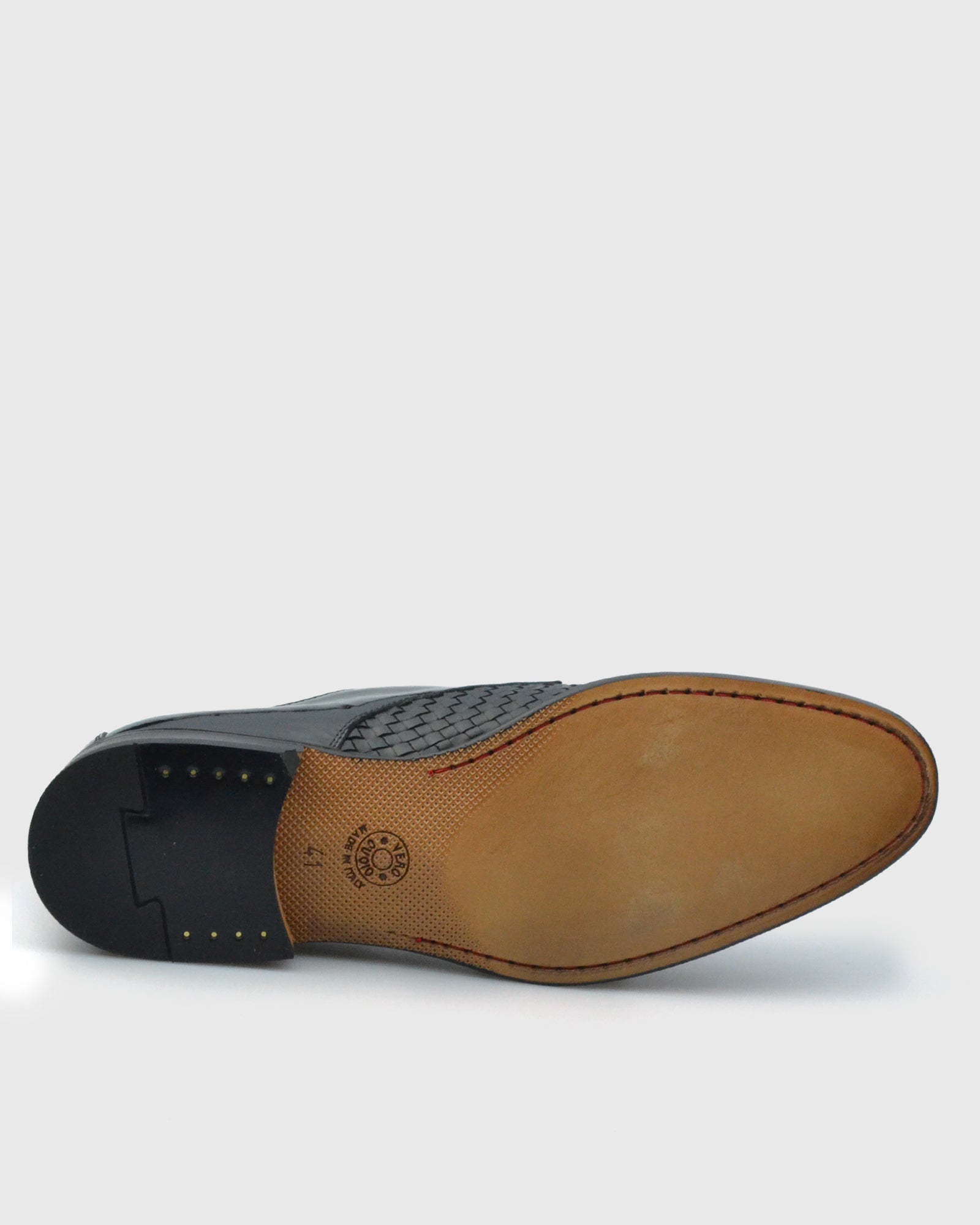 VINCENT & FRANKS VFS23 PATENT BLACK DERBY SHOE