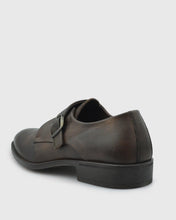 Load image into Gallery viewer, VINCENT & FRANKS VFS22 DEER LEATHER BROWN MONK STRAP