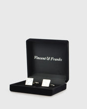Load image into Gallery viewer, VINCENT & FRANKS VF23161M GREY MOP CUFFLINKS