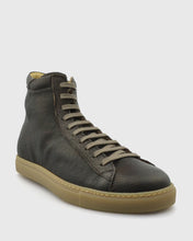 Load image into Gallery viewer, VINCENT & FRANKS VFW23 BROWN HIGH-TOP LEATHER SNEAKER