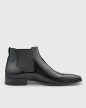 Load image into Gallery viewer, VINCENT & FRANKS VFS21-23 BLACK PATENT CHELSEA BOOT
