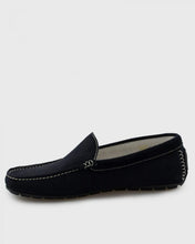 Load image into Gallery viewer, ANTICA CALZOLERIA 801-C NAVY SUEDE DRIVING SHOE