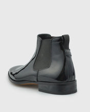 Load image into Gallery viewer, VINCENT & FRANKS VFS21-23 BLACK PATENT CHELSEA BOOT