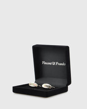 Load image into Gallery viewer, VINCENT & FRANKS VF22602A ONYX CUFFLINKS