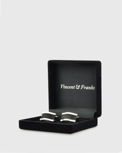 Load image into Gallery viewer, VINCENT & FRANKS VF28002 STAINLESS STEEL CUFFLINKS