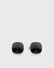 Load image into Gallery viewer, VINCENT & FRANKS VF23195C BLACK CRYSTAL CUFFLINKS