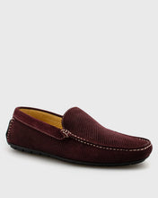 Load image into Gallery viewer, ANTICA CALZOLERIA 801-C MAROON SUEDE DRIVING SHOE
