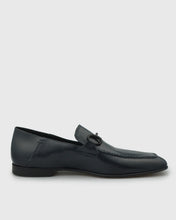 Load image into Gallery viewer, VINCENT & FRANKS VFS21 NAVY PERFORATED PATENT LOAFER