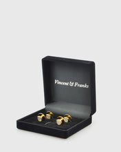 Load image into Gallery viewer, VINCENT & FRANKS VF40525GSM GOLD 4P STUD SET