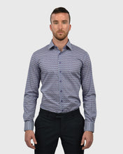 Load image into Gallery viewer, VINCENT & FRANKS S183638123B PURPLE LIBERTY PRINT SLIM SC SHIRT