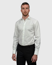 Load image into Gallery viewer, VINCENT & FRANKS S19CH0137 WHITE HERRINGBONE TWILL SLIM SC SHIRT
