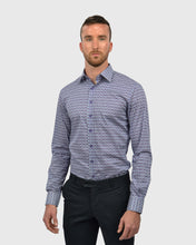 Load image into Gallery viewer, VINCENT & FRANKS S183638123B PURPLE LIBERTY PRINT SLIM SC SHIRT
