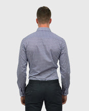 Load image into Gallery viewer, VINCENT & FRANKS S183638123B PURPLE LIBERTY PRINT SLIM SC SHIRT