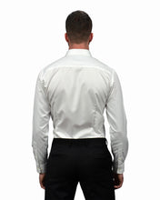 Load image into Gallery viewer, VINCENT & FRANKS S19CH0137 WHITE HERRINGBONE TWILL SLIM SC SHIRT
