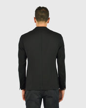 Load image into Gallery viewer, KARL LAGERFELD 524030 BLACK HERRINGBONE BLAZER