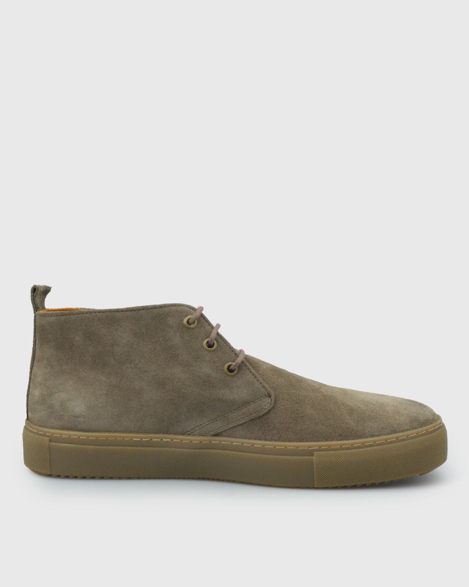 VINCENT & FRANKS VFW22 SUEDE TAUPE HIGH-TOP BOOT