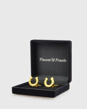 Load image into Gallery viewer, VINCENT & FRANKS VF20604G GOLD-PLATED CUFFLINKS