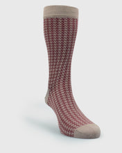 Load image into Gallery viewer, VISCONTI VISC-S22 HOUNDSTOOTH WINE SOCKS