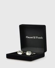 Load image into Gallery viewer, VINCENT & FRANKS VF55588C CRYSTAL CUFFLINKS