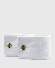 Load image into Gallery viewer, VINCENT & FRANKS VF22591GR CHECK CAT EYE CUFFLINKS