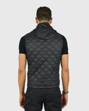 Load image into Gallery viewer, KARL LAGERFELD 505025 BLACK HOODED VEST