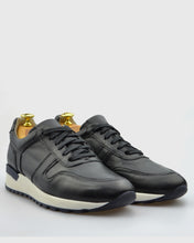 Load image into Gallery viewer, IMASCHI 3989 IMA BLACK LEATHER SNEAKER