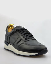Load image into Gallery viewer, IMASCHI 3989 IMA BLACK LEATHER SNEAKER