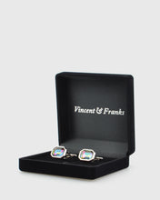 Load image into Gallery viewer, VINCENT & FRANKS VF23152C CRYSTAL CUFFLINKS