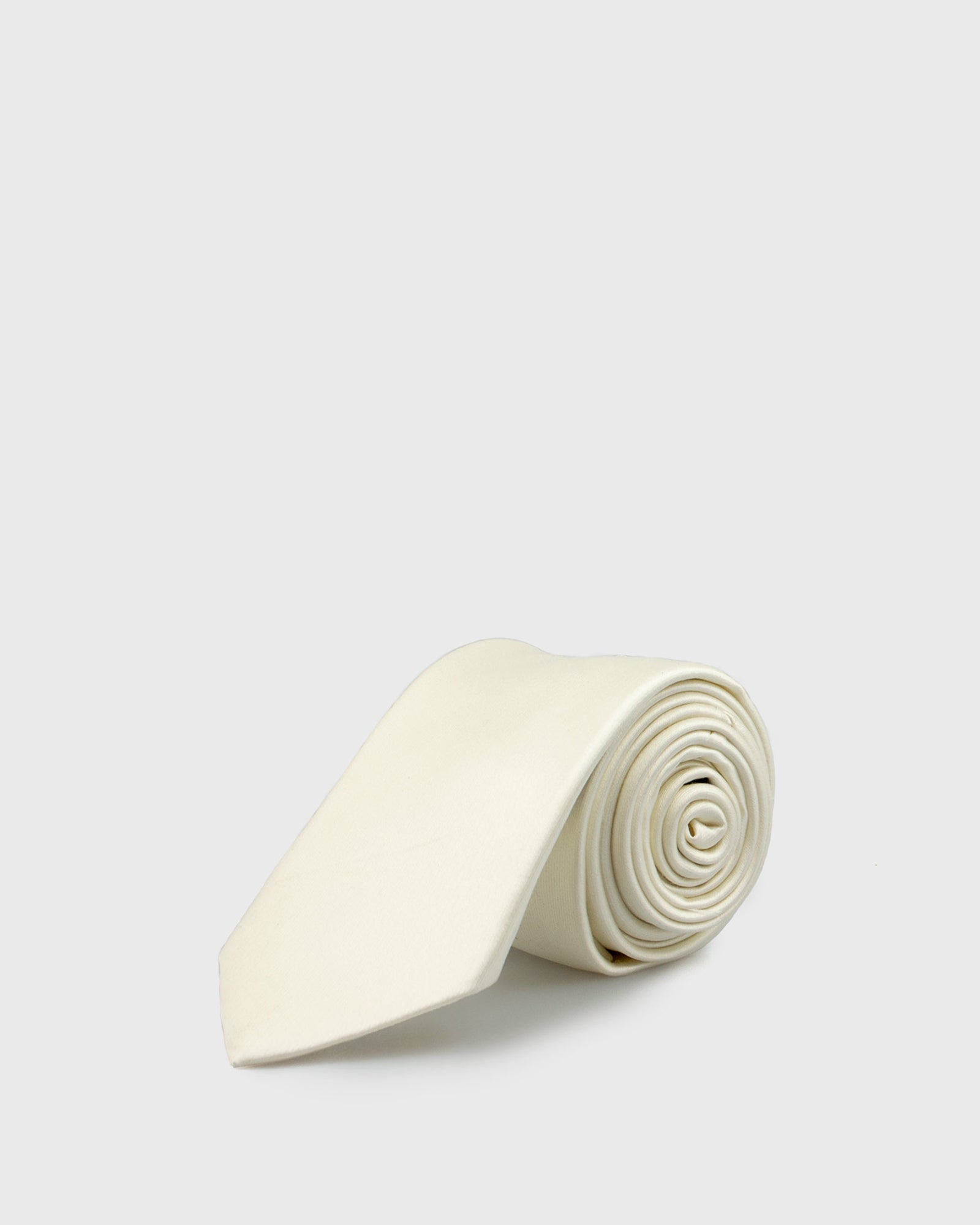 FRANCESCO TOME AW21-6FT IVORY ITALIAN SILK TIE