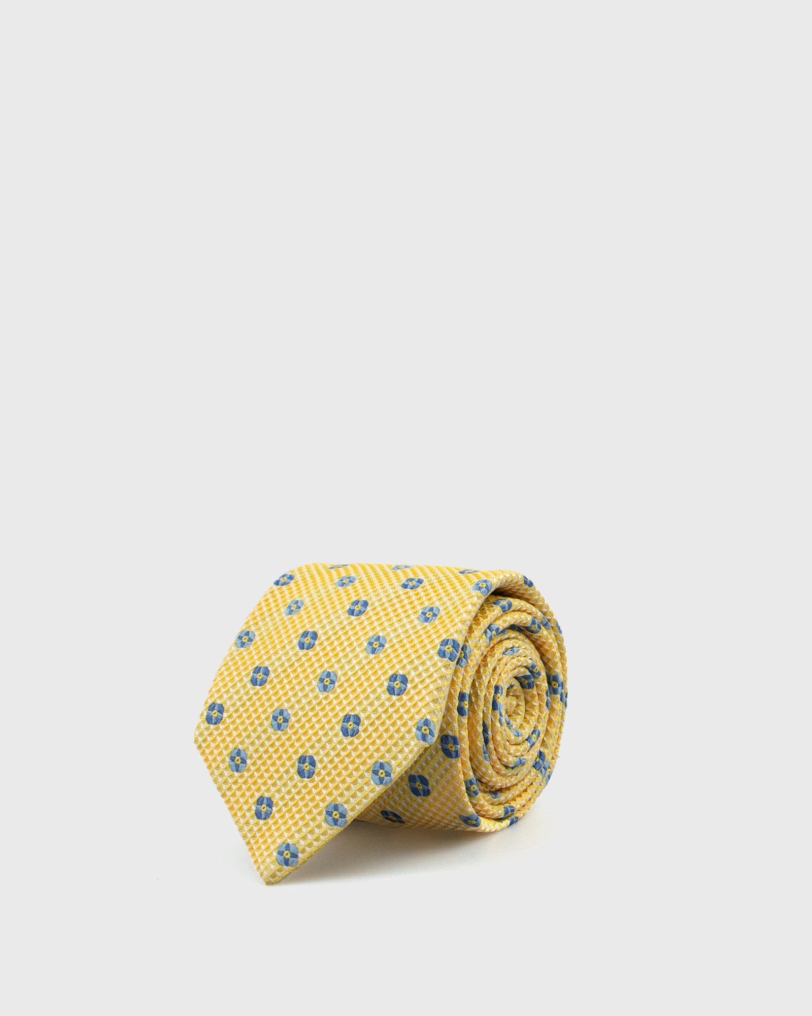 FRANCESCO TOME AW20-FT-21 YELLOW ITALIAN SILK TIE