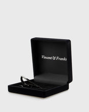 Load image into Gallery viewer, VINCENT & FRANKS VF131.93 BLK-ROD TIE BAR