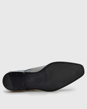 Load image into Gallery viewer, L'STONY 85469 PERFORATED PATENT BLACK MONK STRAP