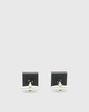 Load image into Gallery viewer, VINCENT & FRANKS VF22724SQ BLACK CUFFLINKS