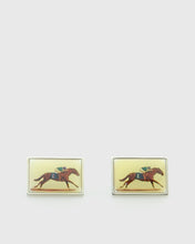 Load image into Gallery viewer, VINCENT & FRANKS VF20613B RHODIUM CUFFLINKS
