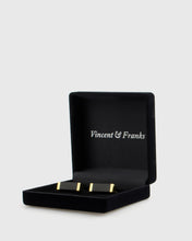 Load image into Gallery viewer, VINCENT & FRANKS VF28488YG GOLD & STAINLESS STEEL CUFFLINKS