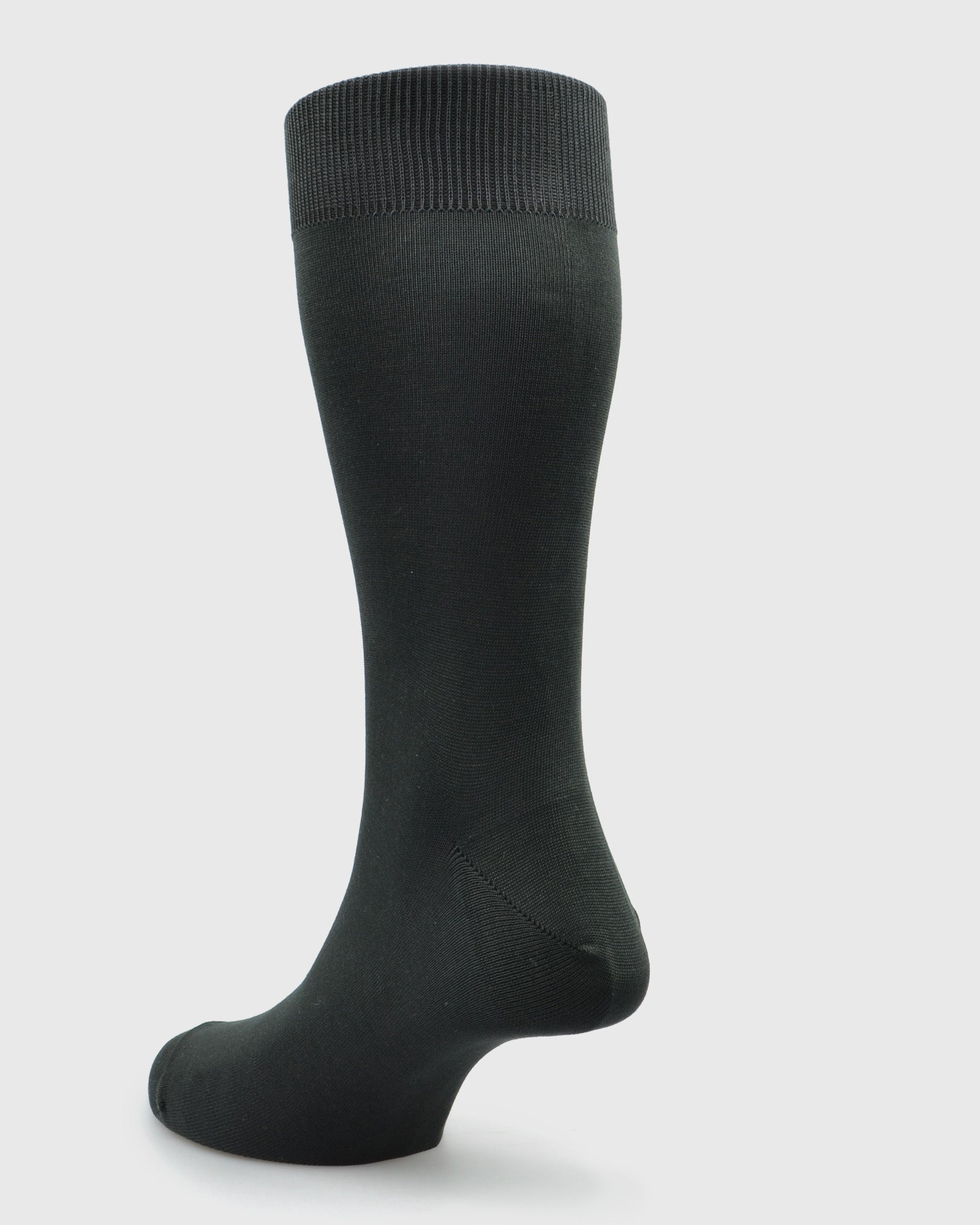 VISCONTI A590V PLAIN CHARCOAL SOCKS