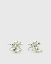 Load image into Gallery viewer, VINCENT & FRANKS VF20613A RHODIUM CUFFLINKS