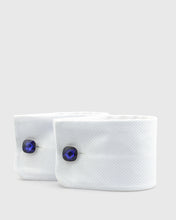 Load image into Gallery viewer, VINCENT & FRANKS VF23195C NAVY CRYSTAL CUFFLINKS