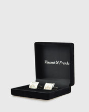 Load image into Gallery viewer, VINCENT & FRANKS VF23008ROD MOP CUFFLINKS