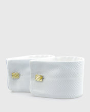 Load image into Gallery viewer, VINCENT & FRANKS VF23170M YELLOW MOP CUFFLINKS