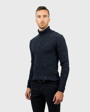 Load image into Gallery viewer, VINCENT & FRANKS W20200 NAVY ROLL NECK / POLO NECK