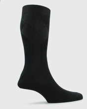 Load image into Gallery viewer, VISCONTI A238V TEXTURED BLACK SOCKS