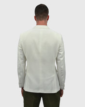 Load image into Gallery viewer, KARL LAGERFELD 155200 WHITE WAFFLE JACKET