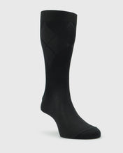 Load image into Gallery viewer, VISCONTI A238V TEXTURED BLACK SOCKS