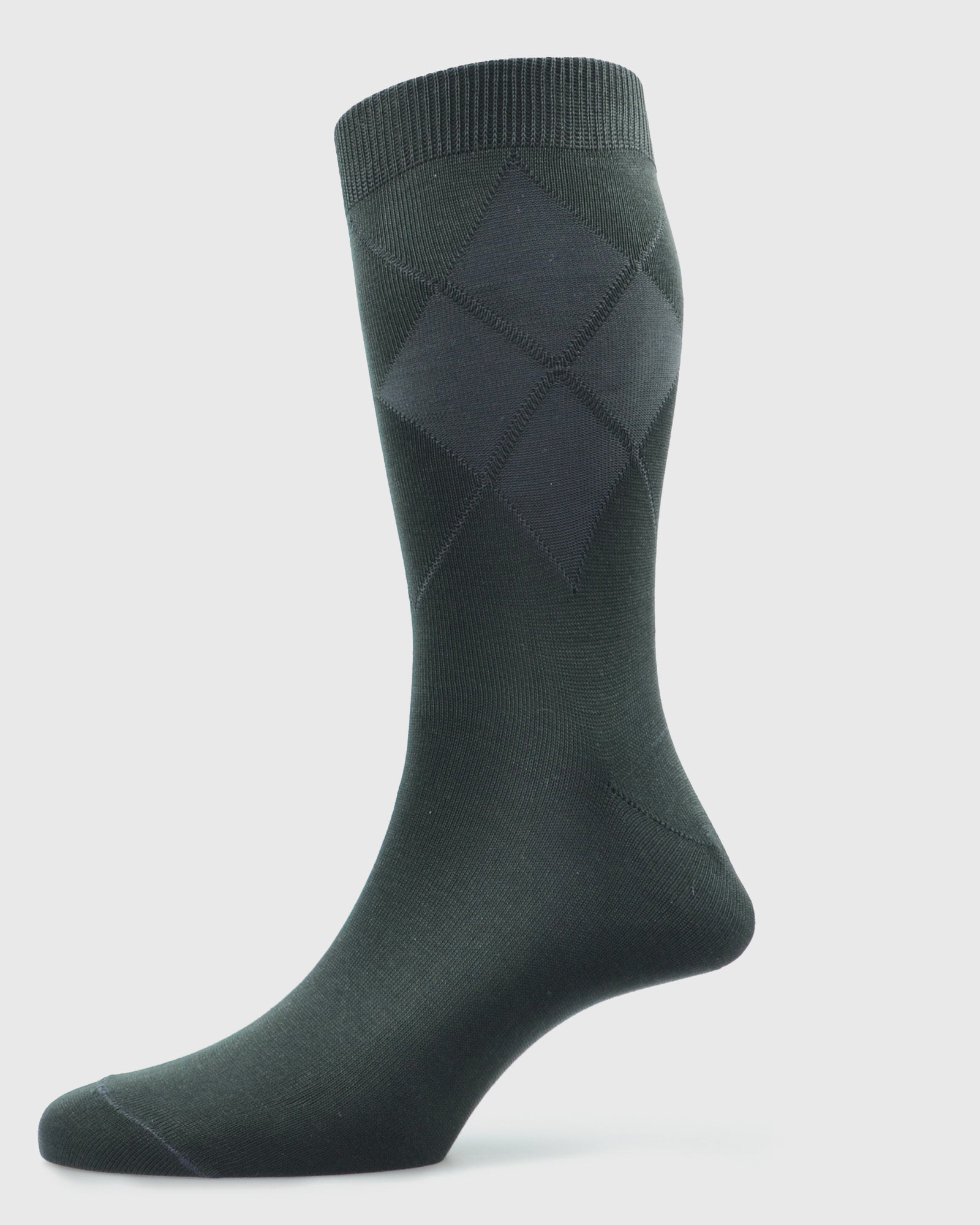 VISCONTI A238V TEXTURED CHARCOAL SOCKS