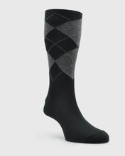 Load image into Gallery viewer, VISCONTI A.SRGYLE TEXTURED CHARCOAL SOCKS