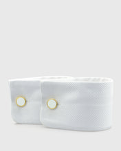 Load image into Gallery viewer, VINCENT & FRANKS VF20024 WHT-GLD CUFFLINKS