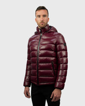 Load image into Gallery viewer, KARL LAGERFELD 505032-592532 WINE DUCK DOWN PUFFER JACKET
