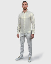Load image into Gallery viewer, VINCENT & FRANKS S197641 SLIM WHITE LINEN TROUSER