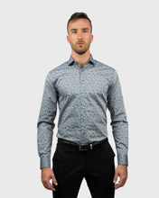 Load image into Gallery viewer, VINCENT & FRANKS S19CPR029 D-NAVY JACQUARD SLIM SC SHIRT